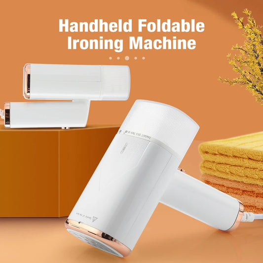Portable Steam Iron For Clothes Handheld Electric Garment Steamer Cleaner Foldable Flat Ironing Machine For Travel Home