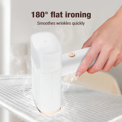 Portable Steam Iron For Clothes Handheld Electric Garment Steamer Cleaner Foldable Flat Ironing Machine For Travel Home